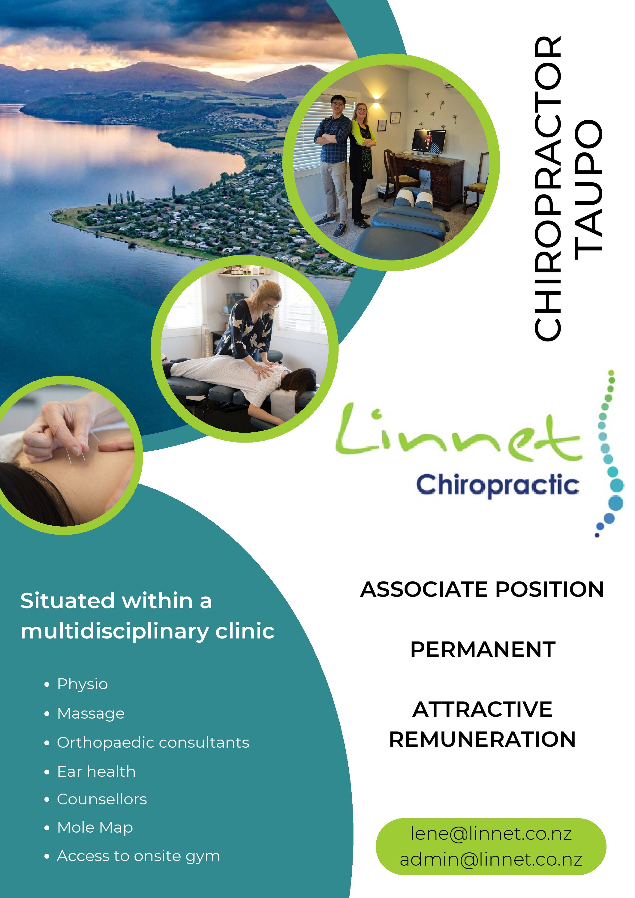 Associate – Taupo – Linnet Chiropractic